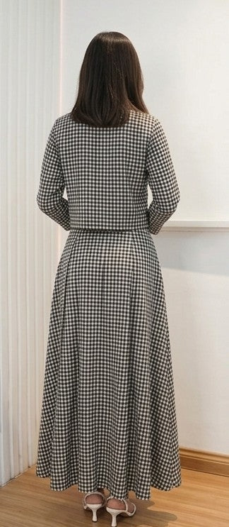 LINE STRIP SHIRT SKIRT